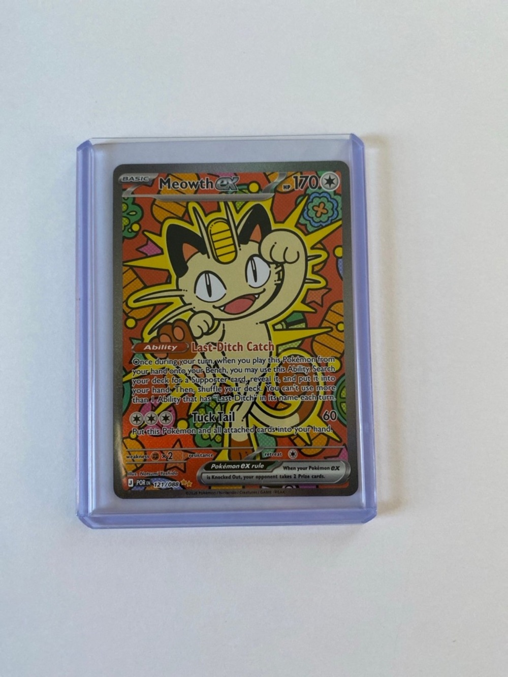 Meowth EX Pokémon Trading Card New
